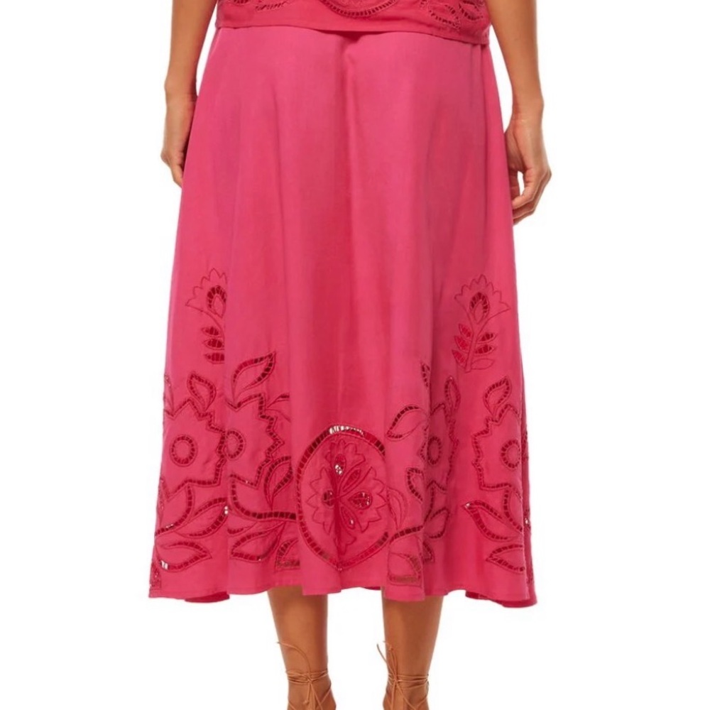 ⚡️NWT⚡️Misa Los Angeles Analisse Embroidered A-Line Skirt - Picture 10 of 10